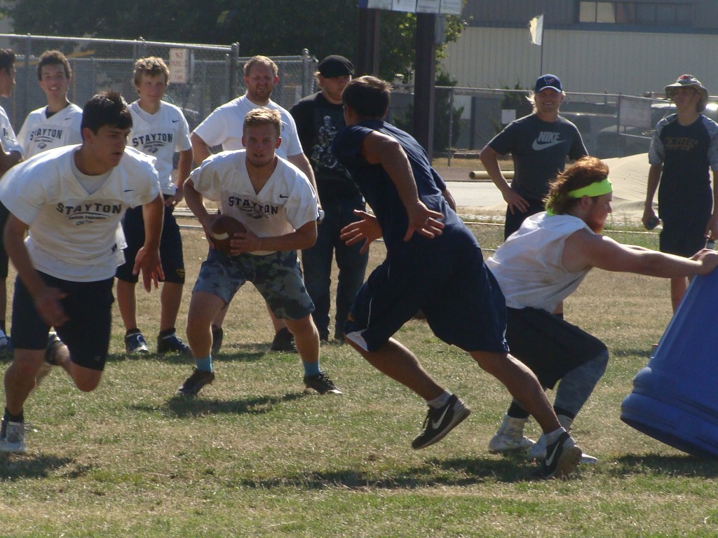 Stayton Battling Through Adversity To End Week 1 of&nbsp;Practice